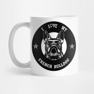 Vintage French Bulldog Retro Style Dog Lovers Mug